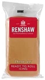 Renshaw Teddy Bear Brown Just Roll With It Fondant Icing, 250 g (Pack of 1) - Ready to Roll Icing for Cakes - Image 2