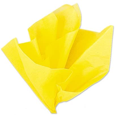 Unique Party 6285 - Yellow Tissue Paper Sheets, Pack of 10