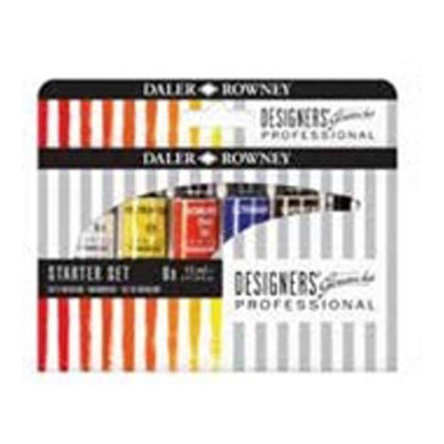 Daler Rowney Designers Gouache Introduction Paint Set, 12 Assorted Colours x 15ml Tubes