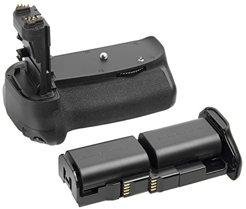 ayex Battery Grip AX-60D/60Da Including 2x Ayex LP-E6 Batteries for Canon EOS 60D, 60Da (Similar to BG-E9) 100% Compatible