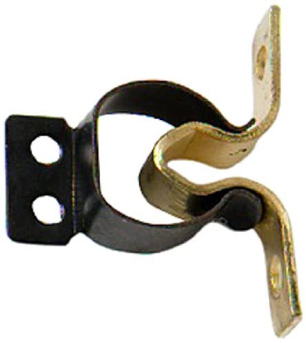 Merriway® BH01536 (8 Pcs) Gripper Friction Cupboard Cabinet Door Catches Brassed & Black - Steel Pack of 8 Pieces
