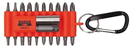 Bahco 22-Piece Multi-Colour Screwdriver Bit Set, Ph/Pz/T/Sl, 1/4" Socket Adaptor, Variety Pack