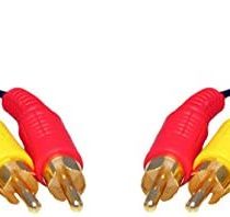 CDL Micro 10 m 3 Phono/RCA Male to 3 Phono/RCA Male Cable - Gold