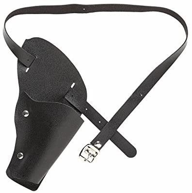Cowboy Leg Gun Holster Black Unisex Fancy Dress Accessory, Multicoloured - Image 2