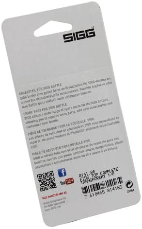 Sigg KBT closure, spare part drinking bottle, spare closure for leak-proof children's drinking bottles, Complete Transparent - Image 3