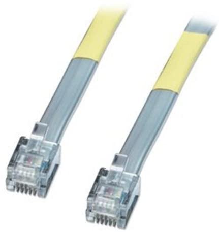 LINDY 6 Way RJ-12 Cable 3m, Multicolor