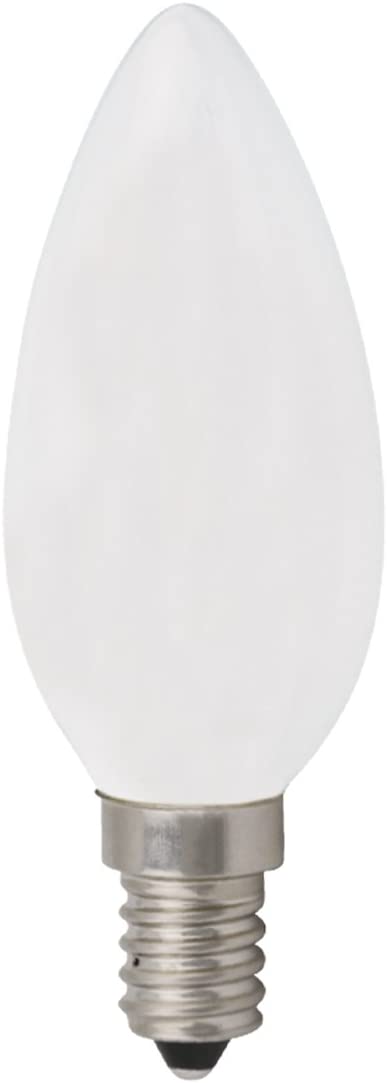 greenandco® CRI 90+ E14 LED Filament Candle Frosted 2W Replaces 20W 200lm 2700K Warm White 360° 230V, no Flicker, not dimmable, 5-Pack - Image 2