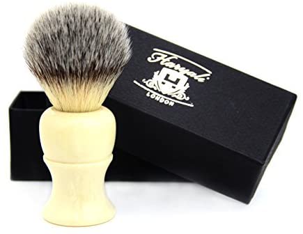 Badger Hair Shaving Brush in Ivory Colour Base for Perfect Shave