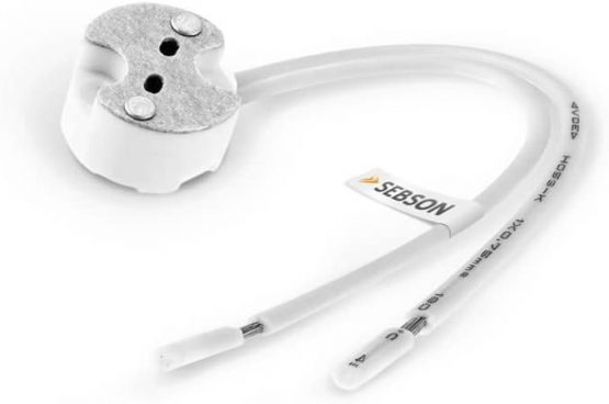 SEBSON® 10 x GU5.3 / MR16 Lamp Holders Ceramik - Image 2