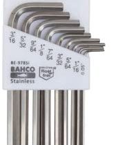 Bahco BE-9785I Hexagon Offset Screwdrivers Set, Multi-Colour