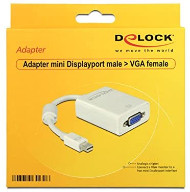DeLOCK Mini DisplayPort to 15 Pin Female VGA Adapter - Image 2