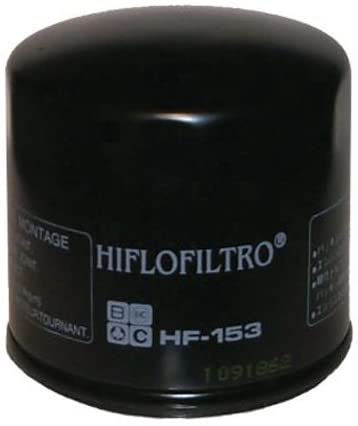 Hiflofiltro HF153 Oil Filter, black