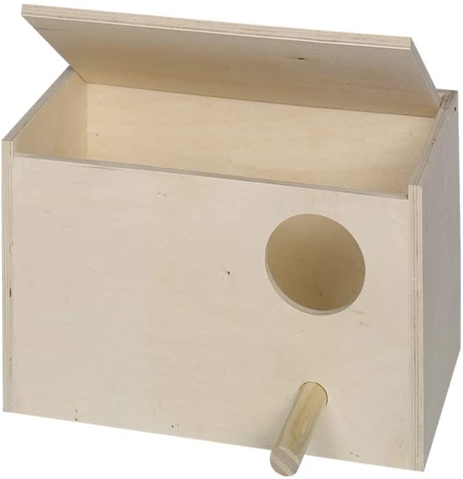 Nobby Parakeet Nesting Box Horizontal, Large, 36 x 25 x 25 cm