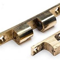 Merriway BH04774 Solid Brass Double Ball Roller Cupboard Cabinet Door Catch, 42 mm, 1.5/8 inch - Pack of 4