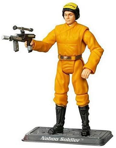 Star Wars Saga Collection #050 Naboo Solider Action Figure, Medium