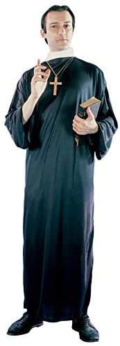 Fyasa Priest Fancy Dress Costume For 12 Years Above, Multi-color, L