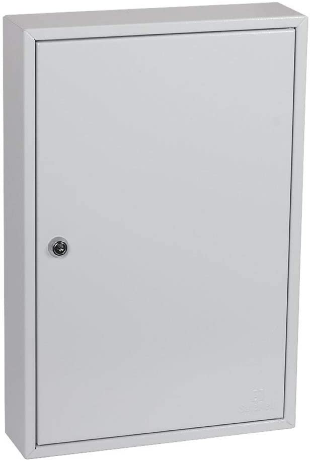 Phoenix Safe Company - KC0602K Commercial Key Cabinet - 64 Hooks, Light Grey, 8x30x45 cm - 64 Hooks - Image 3