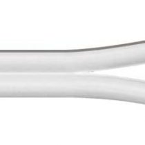 Goobay 15116 Speaker Cable, White, CU, 8 mm Diameter, 25 m Cable Length