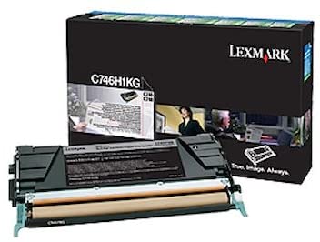 Lexmark C746/ C748 High Capacity Black Toner Cartridge - Black C746H1KG