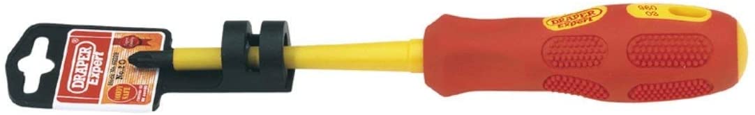 Draper 69229 No. 2 x 100 mm Pozidriv-Type Screwdriver , Blue, No.2 x 100mm