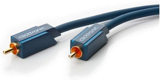 Clicktronic 70443 Casual Audio/Video Cable, 1m Length