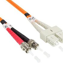 Good Connections LWL Duplex Patch Cable LC to SC Multimode 50/125 Inch Fibre Optic orange OM2 - Orange 5 m