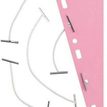 5 Star Treasury Tags Elastic 76mm White [Pack of 100]