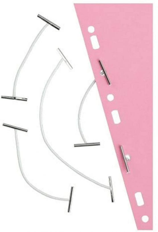 5 Star Treasury Tags Elastic 76mm White [Pack of 100]