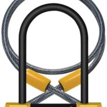 On-Guard Bulldog Mini DT-8015 Keyed Shackle Lock - Black, 9.0 x 14.0 cm