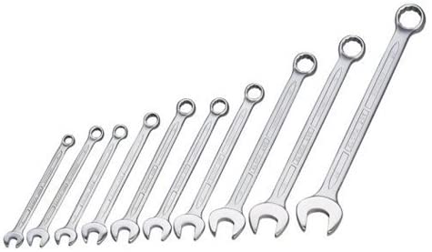 Draper 3115 S22M Elora Long Metric Combination Spanner Set, 8mm-32mm, 22 Pieces, Silver