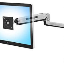 Ergotron 45-360-026 LX Sit Stand Desk Mount Arm for LCD Screen, Polished Aluminum