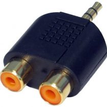 CDL Micro 3.5 mm Jack to Twin Phono/RCA Adapter/Convertor