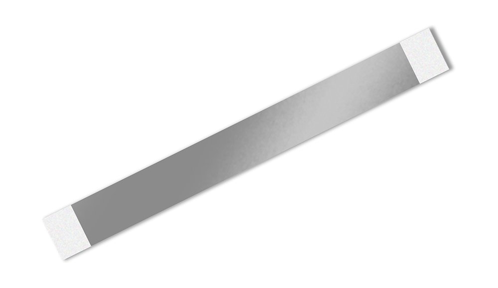 TapeCase 1430 9.25" x 1.25"-25 Silver Acrylic Aluminium Foil/Reinforced Adhesive Tape Converted from 3M 1430