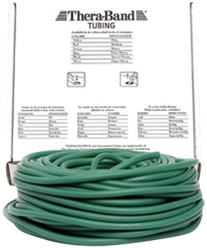THERABAND Latex Resistance Tube for Pilates Home Gym, Rehab, Professional Physical Therapy, & Fitness Equipment