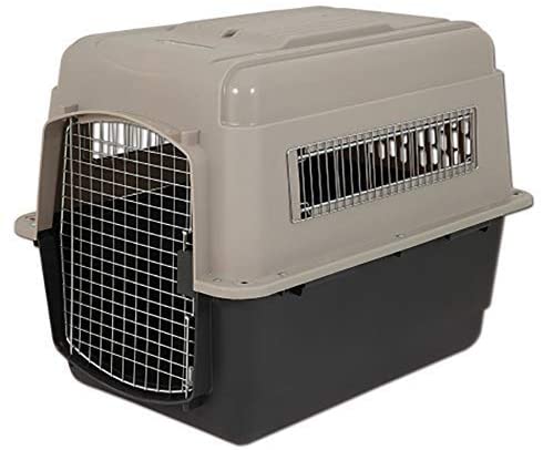 Petmate 21561 Transport Miscellaneous Kennel Ultra 28, 71 x 52 x 55 cm, L, Taupe & Black, 71 cm L x 52 cm W x 55 cm H