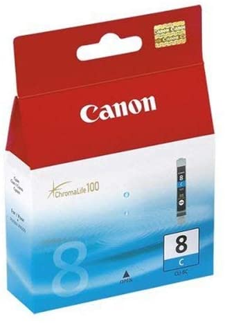 Canon No 8 Cyan Ink Cartridge (Chromalife 100 Ink, CLI-8C )