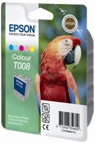 Epson T008401 T008 COLOUR Ink Cartridge - FOR Epson Stylus Photo 780 785EPX 790 825 870 875DC 875DCS 890 895 915 - Image 2