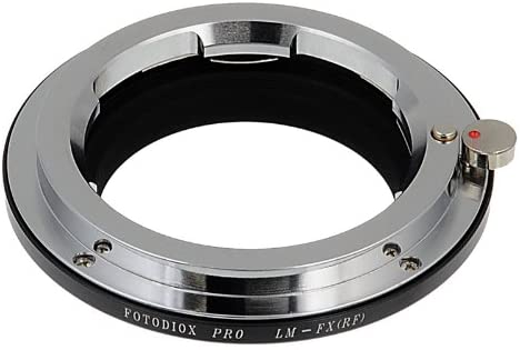 Fotodiox Pro Lens Mount Adapter, for Leica M lens to Fujifilm X-Mount Mirrorless Cameras, Black