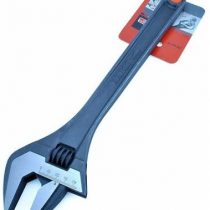 Bahco 8074 IR8074 IP Black-Finished Adjustable Wrench in Industrial Pack, Grey, 15-Inch, 44 mm