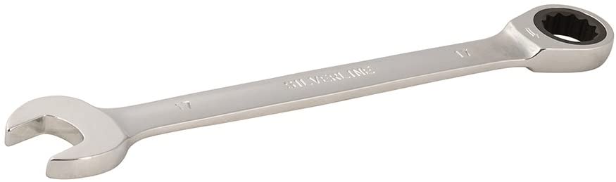 Silverline 783122 Fixed Head Ratchet Spanner 17 mm