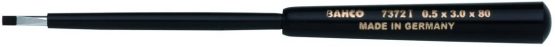Bahco 7372I-2-63 BH7372I-2-63 Electronic-Slotted Screwdriver, Multi-Colour, 143 mm 0.4 x 2.0 x 63 mm