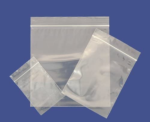 100 Grip Seal Freezer Bags *CHOOSE YOUR SIZE*, Clear, 5 x 7.5 Inch