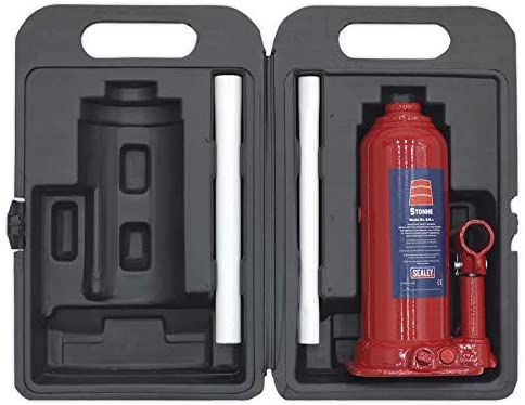 Sealey Sj5Bmc Bottle Jack 5Tonne With Carry-Case, White, 5 Ton - Image 3