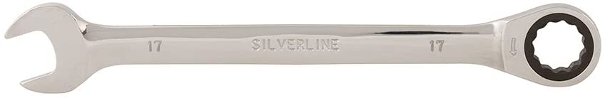 Silverline 783122 Fixed Head Ratchet Spanner 17 mm - Image 2