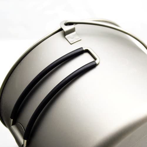 TOAKS Titanium Pot with Bail Handle, 1600 ml, Silver Grey - Image 4