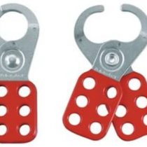 Master Lock 421 Steel Lockout Hasp, Red & Silver, One-Size