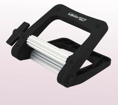 Comair 7000673 Rubberrized Tube Press 10 x 10 cm Black