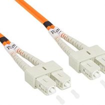 Good Connections LWL Duplex Patch Cable LC to SC Multimode 50/125 Inch Fibre Optic orange OM2 - Orange 3 m