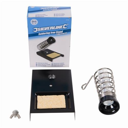 Silverline Soldering Iron Stand 85 x 125mm Base (427552) - Image 2