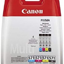 Canon Original CLI-571 Ink Cartridges - Cyan, Magenta, Yellow and Black